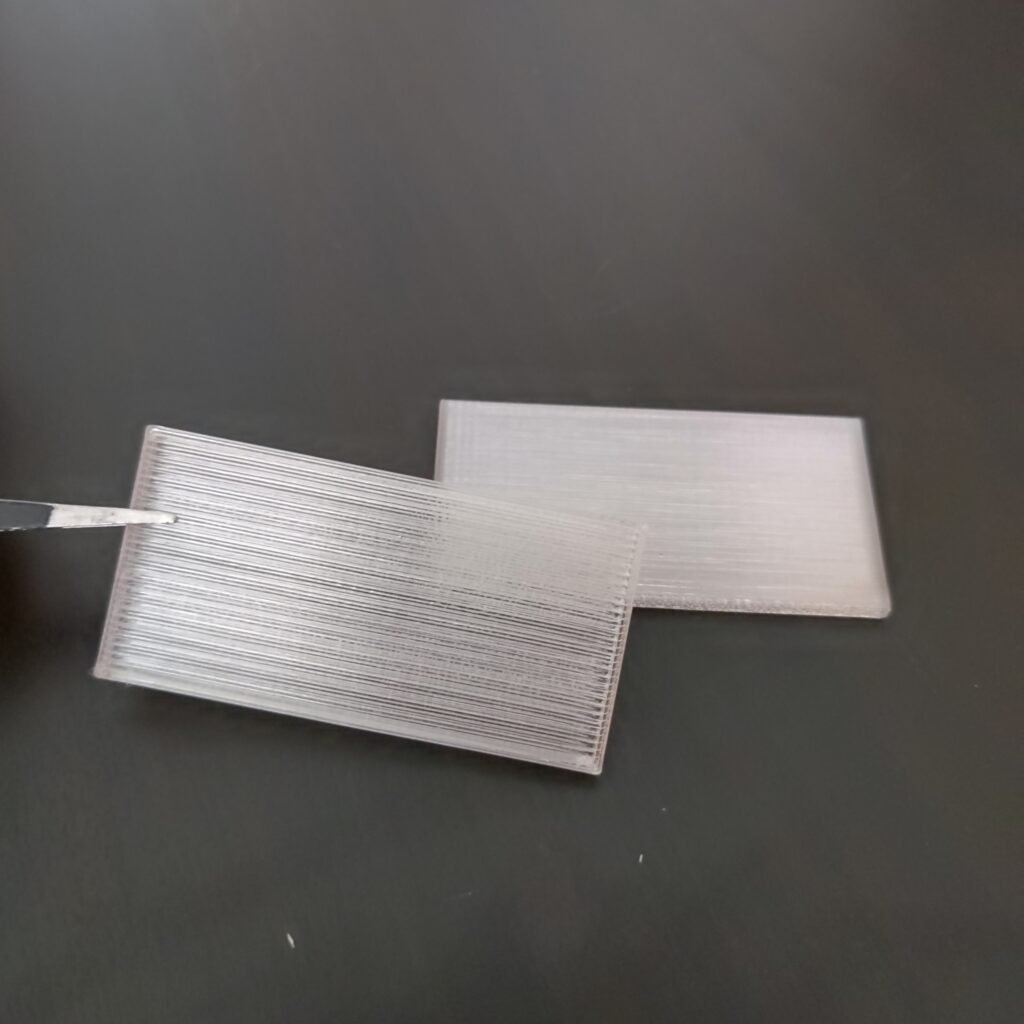transparentní 3D tisk FDM