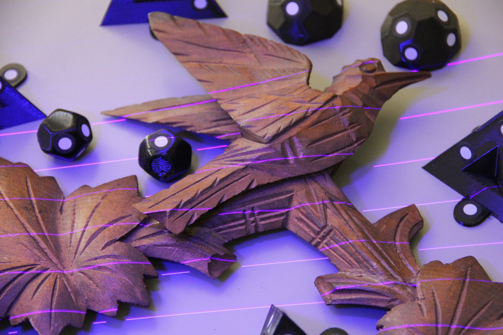 Skenování nesehnatelné dřevěné ozdoby kukaček