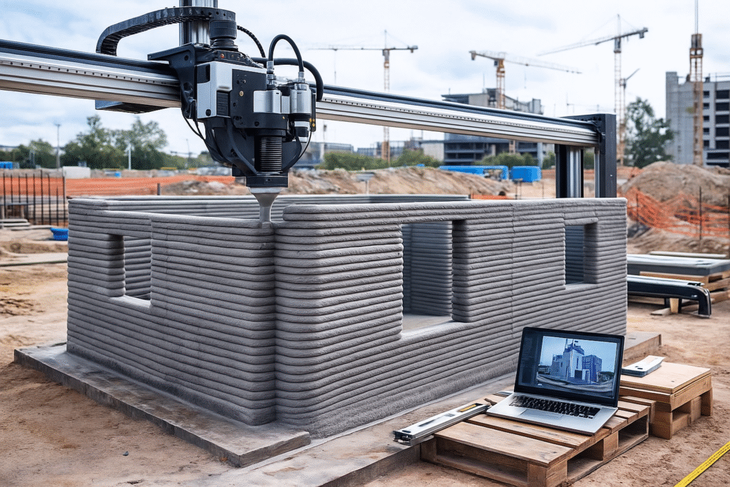 3d tisk ve stavebnictví 