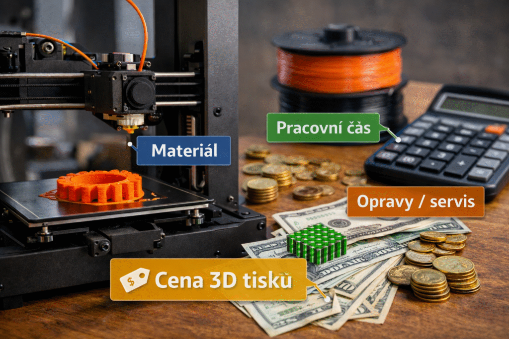 cena 3d tisku na zakázku
